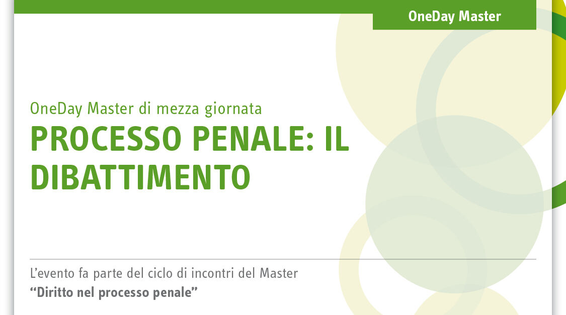 Immagine Processo penale: il dibattimento | Euroconference